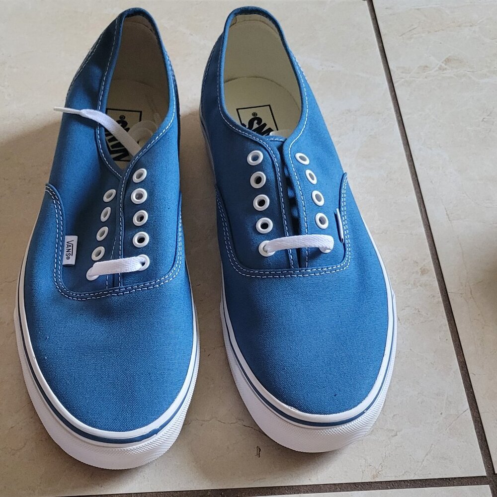 New! Vans Authentic Skate Shoes - Men's size 12, Blue